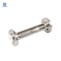 Rotámetro de Tubo de Vidrio con Revestimiento de PTFE y Acero Inoxidable OEM para Medir Ácido Clorhídrico, Ácido Sulfúrico y Ácido Acético a Baja Concentración