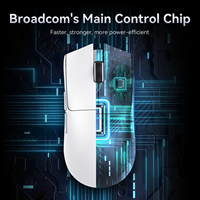 Ratón para Juegos ATTACK SHARK X11 Tri-Mode, 22000 DPI, PAW3311, RGB, Base de Carga Magnética, 1000Hz, Ligero, Ergonómico, Programable, FPS