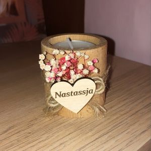 ของตกแต่งงานแต่งงาน,เทียนไม้แบบชนบทส่วนตัวของชำร่วยงานแต่งสำหรับแขกจำนวนมาก - Product Image 2