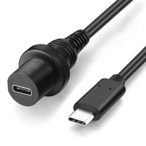 Câble de rallonge étanche universel USB Type C 3.1 mâle à femelle pour panneau de tableau de bord de <span class=keywords><strong>bateau</strong></span> de voiture - Product Image 1