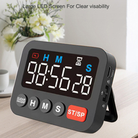 Magnetic Digital Kitchen Timer 99 Stunden 59min 59s Countdown/up Akku-Timer für Klassen zimmer Studie Yoga Laufen