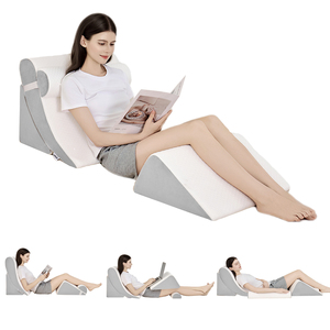 Coussin triangulaire orthopédique en mousse à mémoire de forme pour lecture, soutien des pieds, reflux acide, pour chambre et salon - Product Image 1