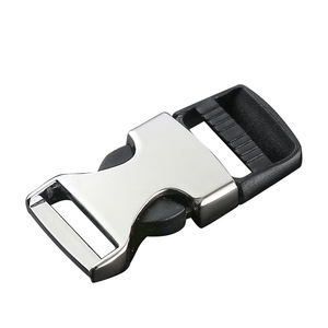 Hebilla de Liberación Lateral de Aleación de Zinc Plateada, Accesorios Duraderos para Bolsos - Product Image 4