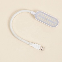 Lampe de bureau USB LED anti-fatigue pour les yeux, petite lampe de chevet, chargeur de batterie externe, veilleuse, pour machine à coudre