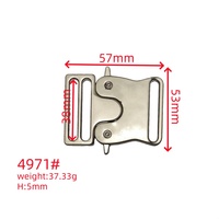 Boucle à dégagement rapide tactique de haute qualité JQR 4971 - Alliage de zinc réglable, durable, style professionnel, s'adapte à différentes largeurs de ceinture