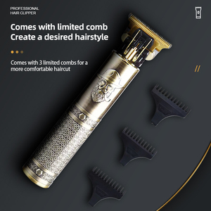Tondeuse à cheveux électrique pour la coiffure Tondeuse à cheveux électrique Tondeuse à cheveux électrique Tête d'huile Sculpture <span class=keywords><strong>Rasoir</strong></span> blanc Tondeuse à cheveux chauve - Product Image 4