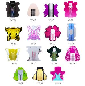 Ruiya Nail <strong>Supplier</strong> 39 Designs Paper Manicure Tool Tray 100 Pieces Private Logo Acrylic Extension Nail <strong>Form</strong> - Product Image 3