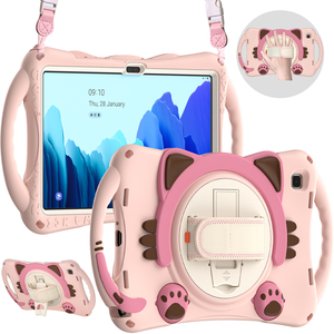 Housse de protection complète pour tablette avec motif de chat de dessin animé, résistante aux chocs et aux chutes, compatible avec <span class=keywords><strong>iPad</strong></span> Mini <span class=keywords><strong>1</strong></span>-5, <span class=keywords><strong>iPad</strong></span> <span class=keywords><strong>Air</strong></span> - Product Image 1
