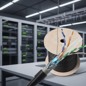 Cavo di Rete Cat6A STP Schermato in Rame Nudo Solido 1000ft/305m 23AWG per Esterni, Prodotto in Cina - Product Image 4