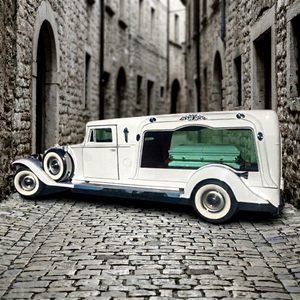 Cercueil funéraire vintage tendance, chariot funéraire, cercueil funéraire électrique, cercueil funéraire électrique personnalisé - Product Image 1
