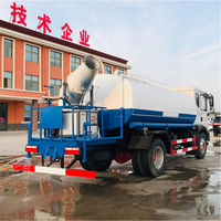 Camión Cisterna de Agua Diésel Dongfeng 4x2 Usado, Camión Cisterna de Segunda Mano con Alcance de Rociado de 12-16m, Emisión Euro 3 para Agua
