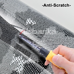 Glossy Black Forged Carbon Fiber <strong>Vinyl</strong> Car Wrap Car Wrap <strong>Vinyl</strong> <strong>Camouflage</strong> Self <strong>Adhesive</strong> DIY Styling Interior <strong>Stickers</strong> - Product Image 4