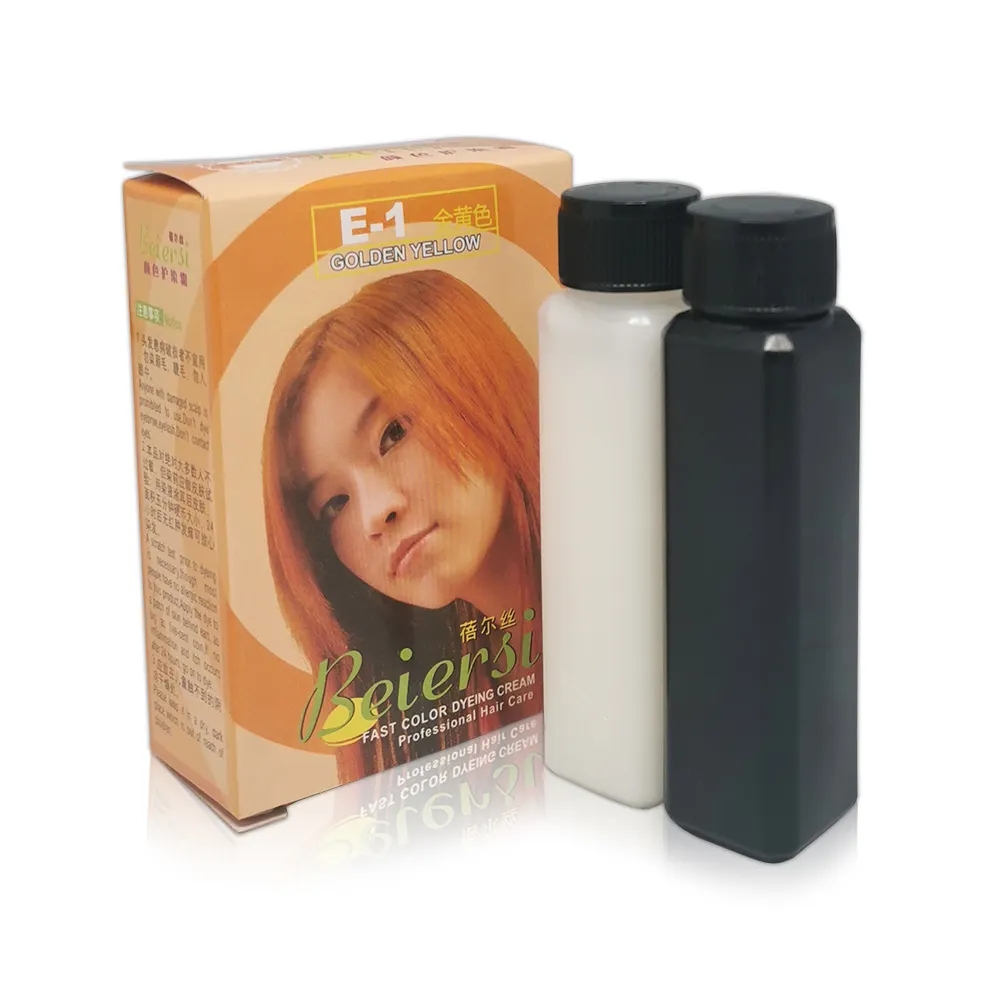 Fashion ppd free colorant none allergy golden hair color dye in taizhou