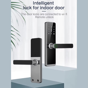 กุญแจล็อคอัจฉริยะแบบสแกนลายนิ้วมือ Tuya รุ่นหรูหรา สำหรับสำนักงาน โรงแรม บ้านพักอาศัย ภายในอาคาร พร้อมระบบจัดเก็บข้อมูลบนคลาวด์ และเชื่อมต่อเครือข่าย Wi-Fi - Product Image 1