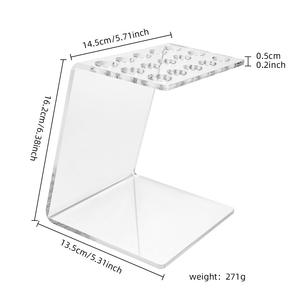 Expositor <span class=keywords><strong>de</strong></span> Tijeras <span class=keywords><strong>de</strong></span> Peluquería Acrílico Transparente y Poroso, Organizador <span class=keywords><strong>de</strong></span> Herramientas <span class=keywords><strong>de</strong></span> Peluquería, Expositor para Instituto <span class=keywords><strong>de</strong></span> Peluquería - Product Image 4
