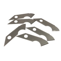 Couteau utilitaire à lame fixe en acier à haute teneur en carbone, manche en acier inoxydable, épaisseur de lame de 0,6 mm pour couper les plaques, les panneaux et les feuilles d'acrylique