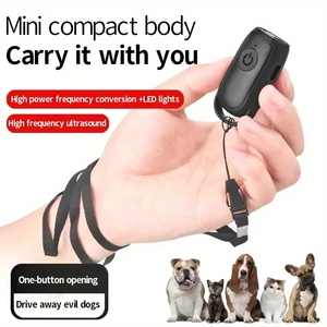 Répulsif à ultrasons rechargeable professionnel pour chiens, dispositif <span class=keywords><strong>anti</strong></span>-<span class=keywords><strong>aboiement</strong></span> pour l'entraînement des chiens, dissuasion des aboiements de chien - Product Image 4