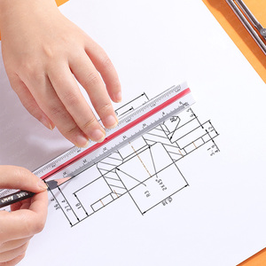 Regla de Escala Arquitectónica SINOART en Existencia, Regla de Dibujo de Plástico de 12''/30 cm, Regla de Escala Blanca para Dibujo - Product Image 4