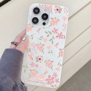 Suave estilo artístico Pantalla Completa Floral pequeño fresco Jelly TPU teléfono caso explosivo blanco pequeño patrón Floral Premium Ins caso - Product Image 2