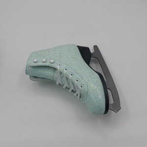 Eleganti <span class=keywords><strong>pattini</strong></span> da ghiaccio Glitter verdi-<span class=keywords><strong>pattini</strong></span> da <span class=keywords><strong>donna</strong></span> alla moda con fodera termica e finitura luccicante - Product Image 5