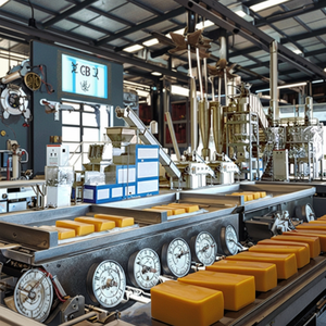 Con certificado CE, línea de producción de baño de inodoro industrial, máquina para hacer jabón en barra - Product Image 1