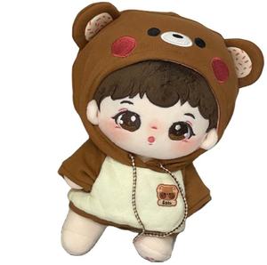 Benutzer definierte Hot Sale China <span class=keywords><strong>Comic</strong></span> Cartoon Kleidung Plüsch Baumwolle Schöne Plüsch Idol Puppen Spielzeug - Product Image 4