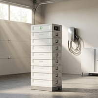 Boîtier d'extension Dyness pour batterie LiFePO4 Stack100 PRO 51.2V 100Ah, prise d'empilage gratuite, 12 clusters parallèles pour usage domestique ou commercial