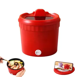 Draagbare Elektrische Hot Pot Student Slaapzaal Multi Cooker Mini Kookpot Huishoudelijke Anti-Aanbak Coating Elektrische Koekenpan