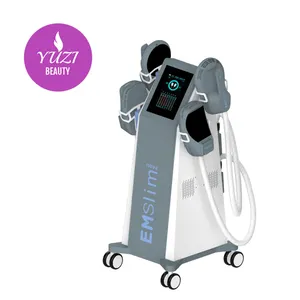 2023 Newest Portable HI-EMT Muscle Strengthen 4 handles 4 sockets Ems slim Equipment Sculpting Neo Reduce Fat RF Em Nova Machine