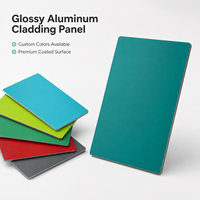Panneau composite en aluminium Alucobond haute brillance 3 mm 4 mm 5 mm, revêtement mural extérieur en ACP, panneau composite en aluminium
