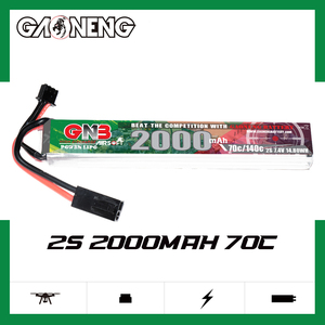 GNB GAONENG 2000MAH 2S 7.4V 70C 140C RC แบตเตอรี่ลิโป้ แอร์ซอฟท์มินิ ทามิยะคอนเนคเตอร์ - Product Image 2