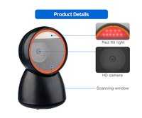 Escáner de Código de Barras Omnidireccional de Escritorio DP8280 de Alta Calidad, para Supermercados y Puntos de Venta, 1D 2D, Luz LED, Interfaz USB COM BT, Tamaño A4