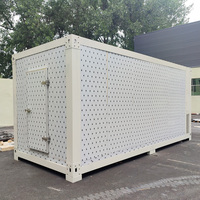 20FT 40FT Contenedor Carnicería Almacenamiento en Frío Móvil Montado Equipo de Refrigeración Congelador Mono Bloque Refrigeración