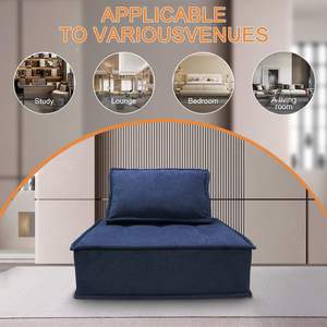 Italiaanse Minimalistische Modulaire Bankstel-Converteerbare Stoffen Blokken, Gratis Combinatie Woonkamermeubilair Voor Moderne Huizen - Product Image 4