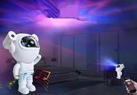 Projecteur d'étoiles astronaute en promotion pour chambre à coucher, veilleuse galaxie pour enfants avec minuterie et télécommande