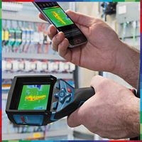 BOSCH GTC 600 C Professional Termocamera ad Alta Risoluzione, Rilevatore Termico a Infrarossi per Ispezione di Tubi e Cavi
