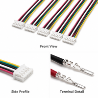 Câble personnalisé JST PH 2.0mm 4 broches pour capteur Arduino, UL1007 26AWG