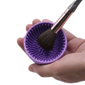 Mini <b>Silicone</b> Makeup Brush Cleaning Bowl, Creative <b>Silicone</b> Cosmetic Brush Washer, Beauty <b>Tool</b> for Deep Cleaning Brushes - Product Image 3
