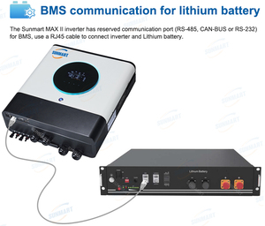 Top Voltronic Max II 11Kw năng lượng mặt trời biến tần 48V 150A MPPT được xây dựng trong Wifi BMS chức năng song song Off GRID INVERTER - Product Image 4