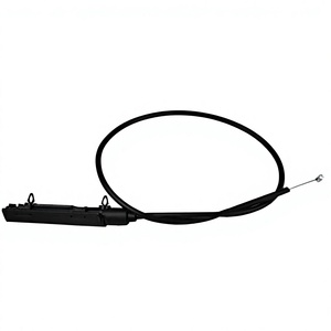 Cable de Apertura del Capó para BMW E46, 5123 8218 859, Acero Negro, para Reemplazo o Reparación - Product Image 2