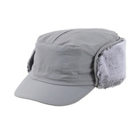 Chapeau d'hiver imperméable avec doublure en fausse fourrure et oreilles rabattables, chapeau de chasse chaud pour hommes et femmes, ski, camping