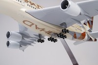 Vente en gros 1/160 échelle 45cm résine A380 modèle Etihad Airways livrée emballage personnalisé OEM possible