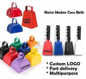 Jubelnde Cowbells Loud Metal Noise makers mit Griff für Sport veranstaltungen und Fan Chants - Product Image 2