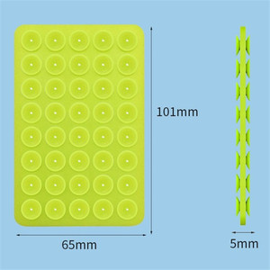 Support de téléphone stabilisateur en silicone, à double aspiration, collant et adhérent, accessoires de support pour téléphone, cadeau pour enfants bon marché - Product Image 2