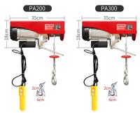 Mini palan électrique à protection contre les surcharges, coque en acier, chaîne en acier, capacité de levage 1000 kg/500 kg, 110 V-240 V, pour garage