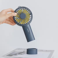 Mini ventilateur portable USB rechargeable pour enfants, avec lumière LED, alimenté par batterie, pour l'extérieur