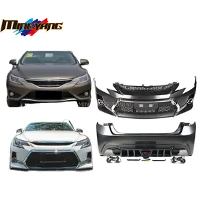 High quality PP plastics GS design body kit car bumpers for Toyota Mark X 2010-2018