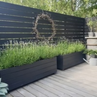 Panneaux de clôture en aluminium pour villa, revêtement poudré ultra-résistant, 1,8 m, pour projets de clôtures de jardin extérieures, treillis et portails