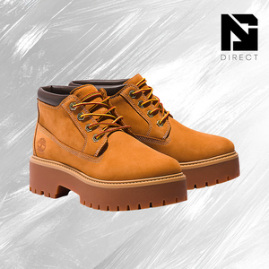 Botas Impermeables de Plataforma Premium para Mujer, Modelo 'Stone Street', de Cuero Genuino, con Cordones y Punta Redonda - Product Image 2