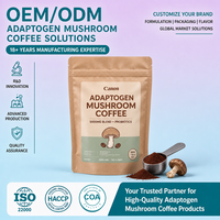 Poudre de café aux champignons adaptogènes OEM ODM Marque privée Vente en gros Mélange de champignons Adaptogènes pour la concentration et les compléments alimentaires